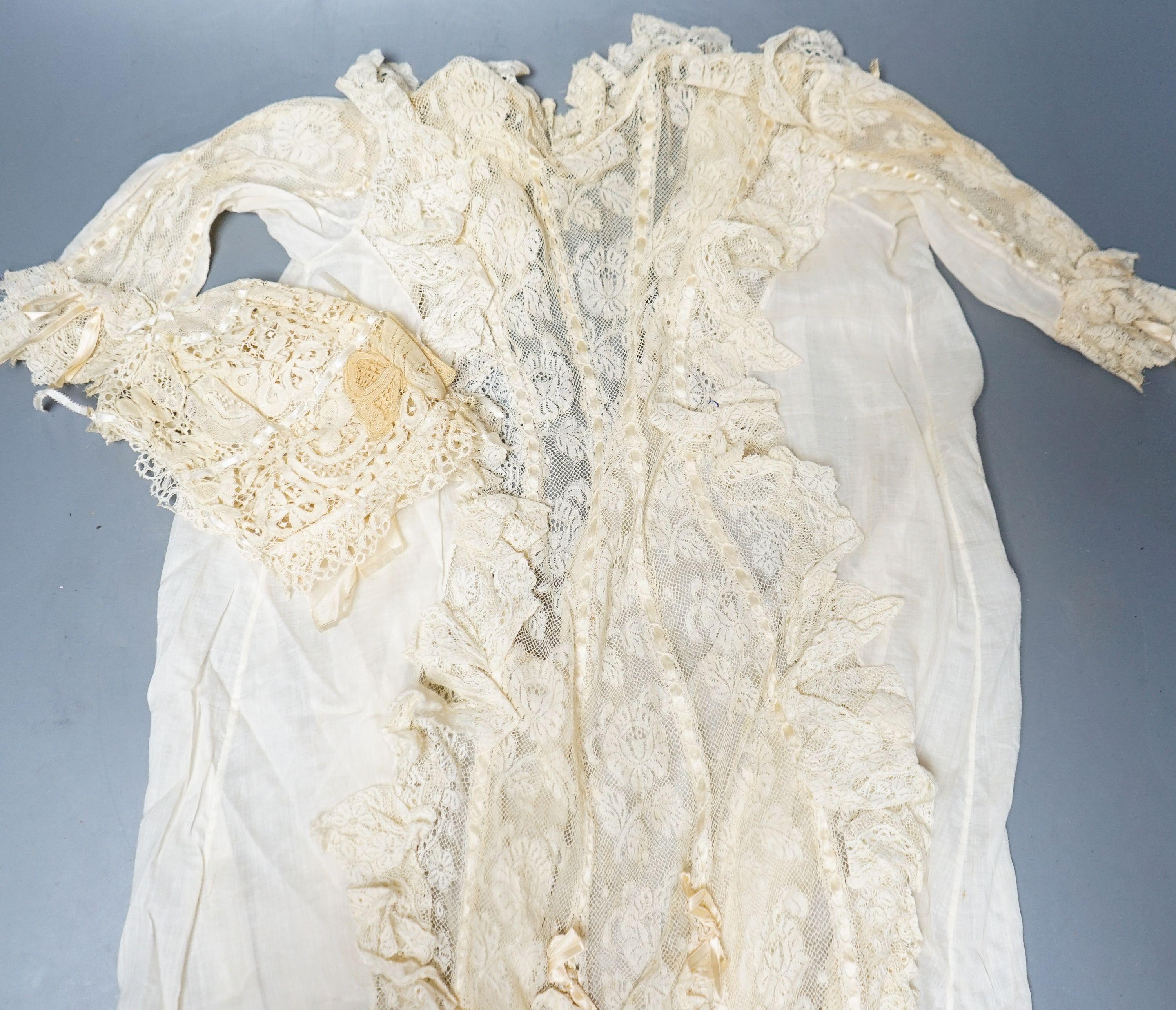 A Victorian christening gown